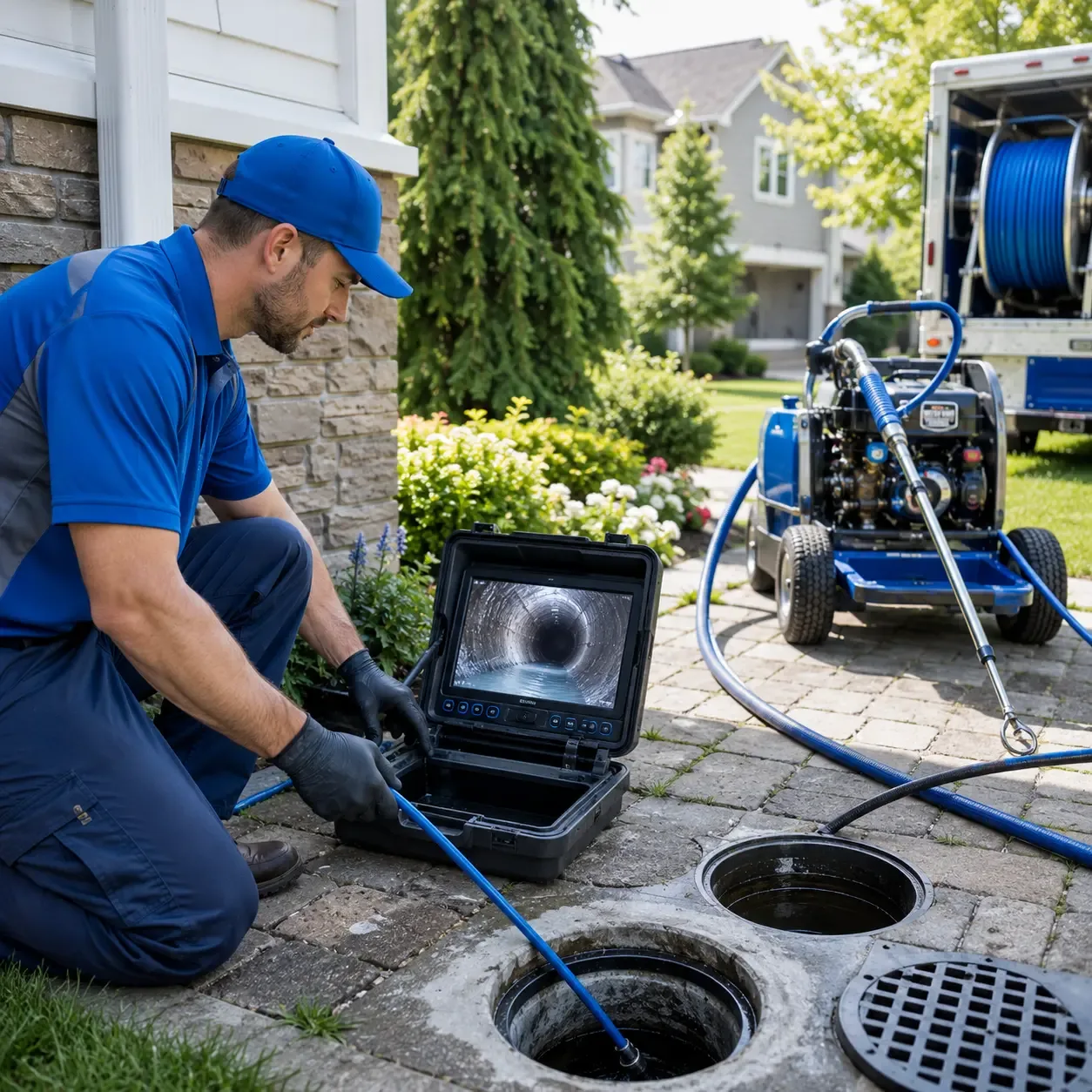 Outdoor drain cleaning professionals serving Grant, OK