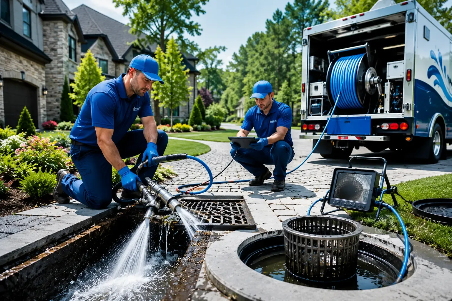 Local outdoor drain cleaning professionals in Grant, OK